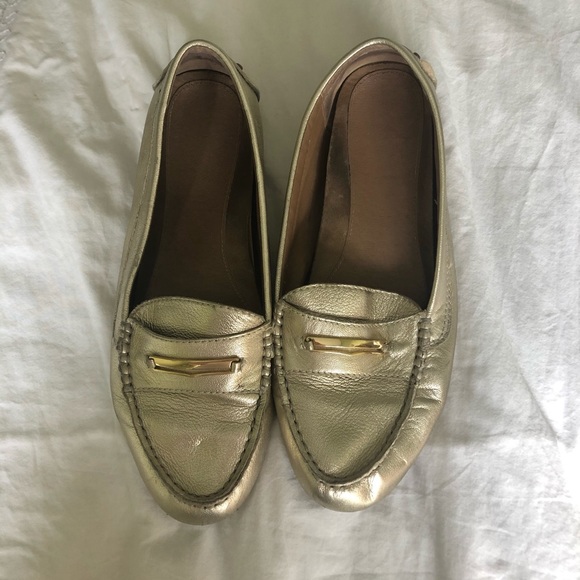 Vionic Champagne Ashby Driving Moccasins Sz 10 - Picture 1 of 6